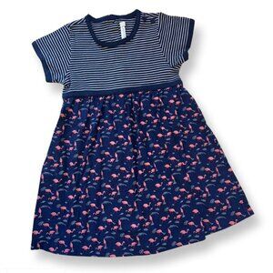 JoJo Maman Bebe Flamingo Dress 4-5y